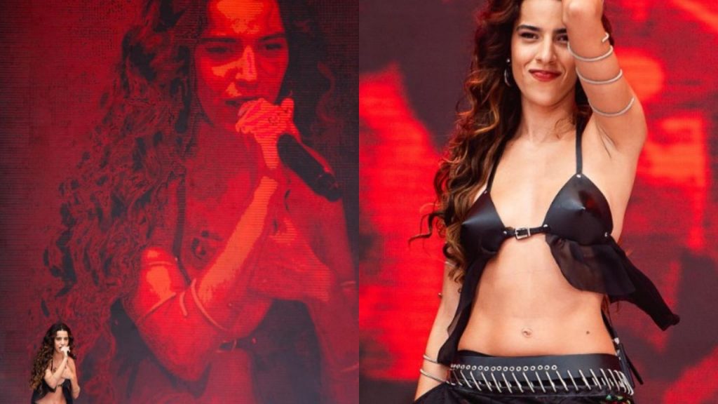 Marina Sena recebe críticas por homenagear Gal Costa no The Town
