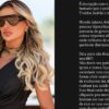 Andressa Urach revela por que cancelou toda a agenda