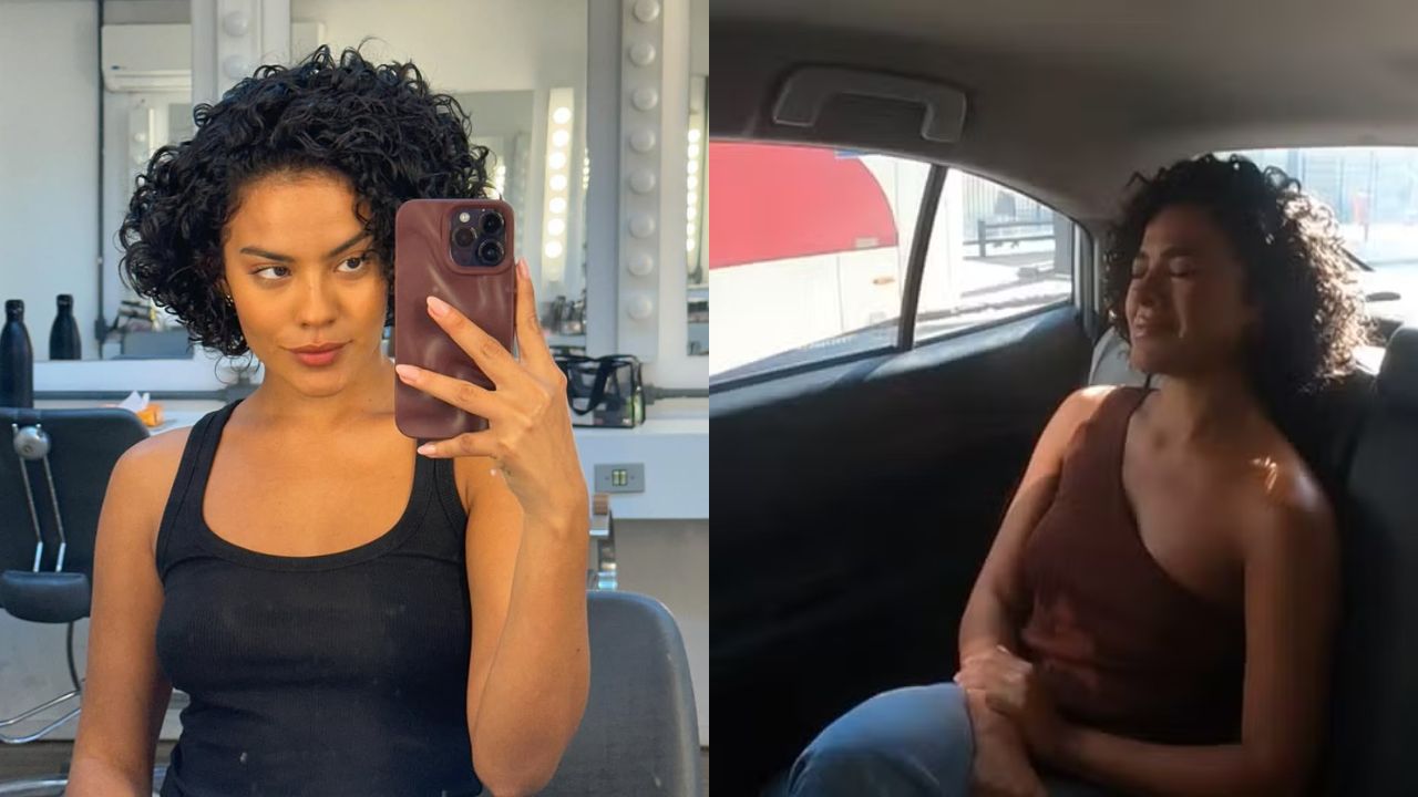 Bella Campos chora ao falar sobre críticas em Vale Tudo
