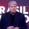 Datena se irrita com falha técnica e dá bronca na equipe ao vivo