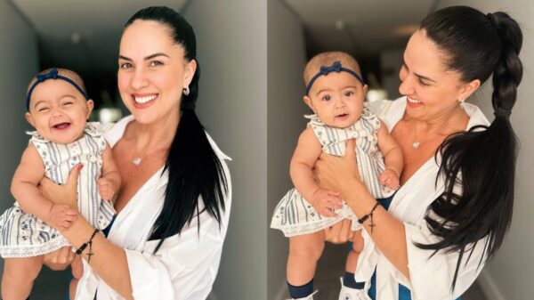 Graciele Lacerda se comove ao falar sobre amamentação