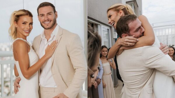 Ex-BBB Gustavo Benedeti se casa com influenciadora após 2 meses de namoro