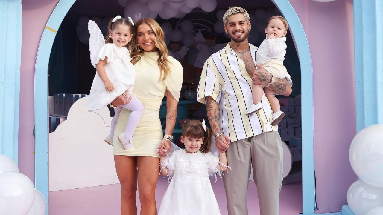 Virginia e Zé Felipe esclarecem polêmica em festa de Maria Alice