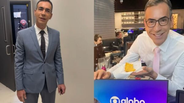César Tralli expõe camarim de Patrícia Poeta na Globo