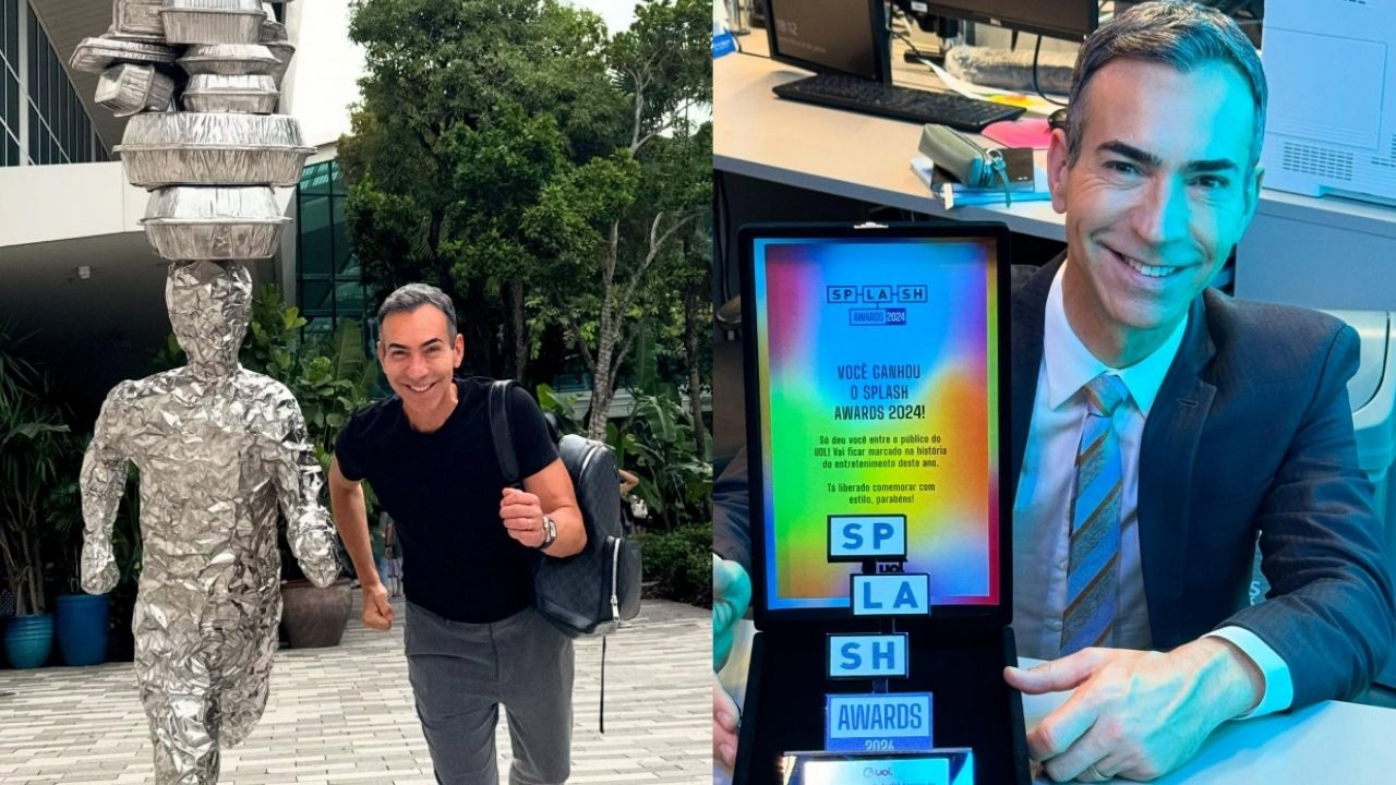 César Tralli surpreende com marmita inusitada na Globo