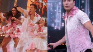 Dança dos Famosos: Rodrigo Faro abaixa as calças e surpreende público