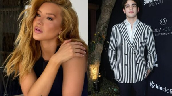 Ex-bailarina de Faustão se pronuncia após boatos de relacionamento com filho adolescente do apresentador