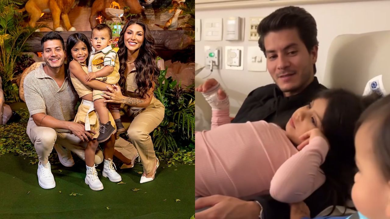 Arthur Aguiar visita filha no hospital; veja os registros!