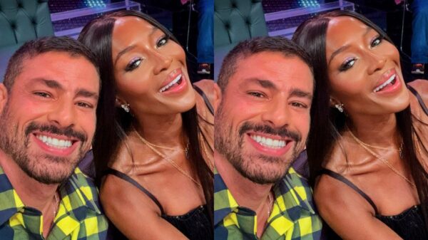 Naomi Campbell surpreende ao revelar de onde conhece Cauã Reymond