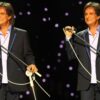 Roberto Carlos recebe famosos em show de São Paulo