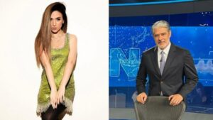 Tata Werneck faz convite inusitado para William Bonner