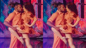 Dança dos Famosos tem beijão de participante em professor