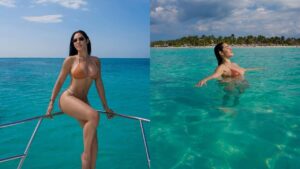 Isabelle Nogueira surpreende e posta foto em ilha paradisíaca